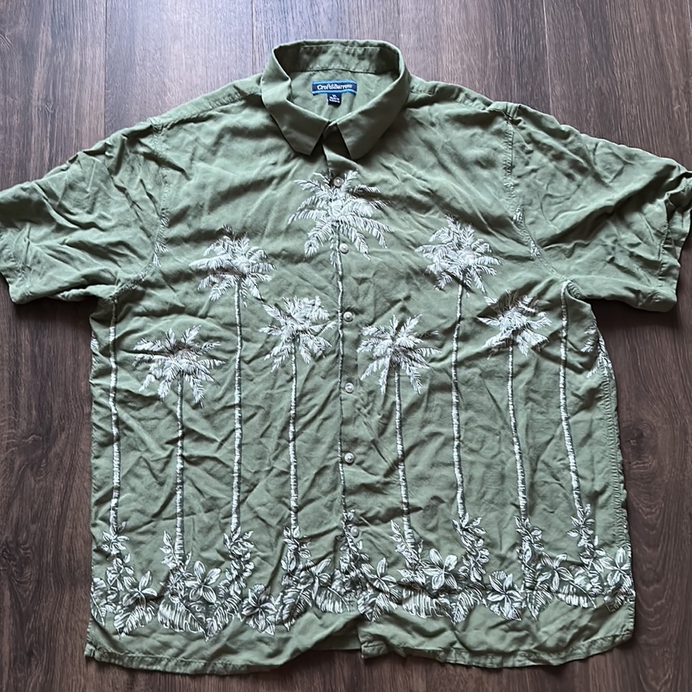 XL Men’s Hawaiian Print Shirts- One is custom Golden Girls Themed